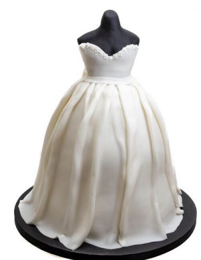Wedding-Dress-Carved-Cake